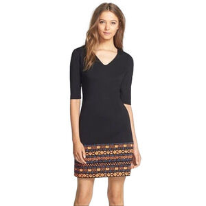 Plenty BY TRACY REESE Joan Print Shift Dress in Tribal Fair Isle size 4